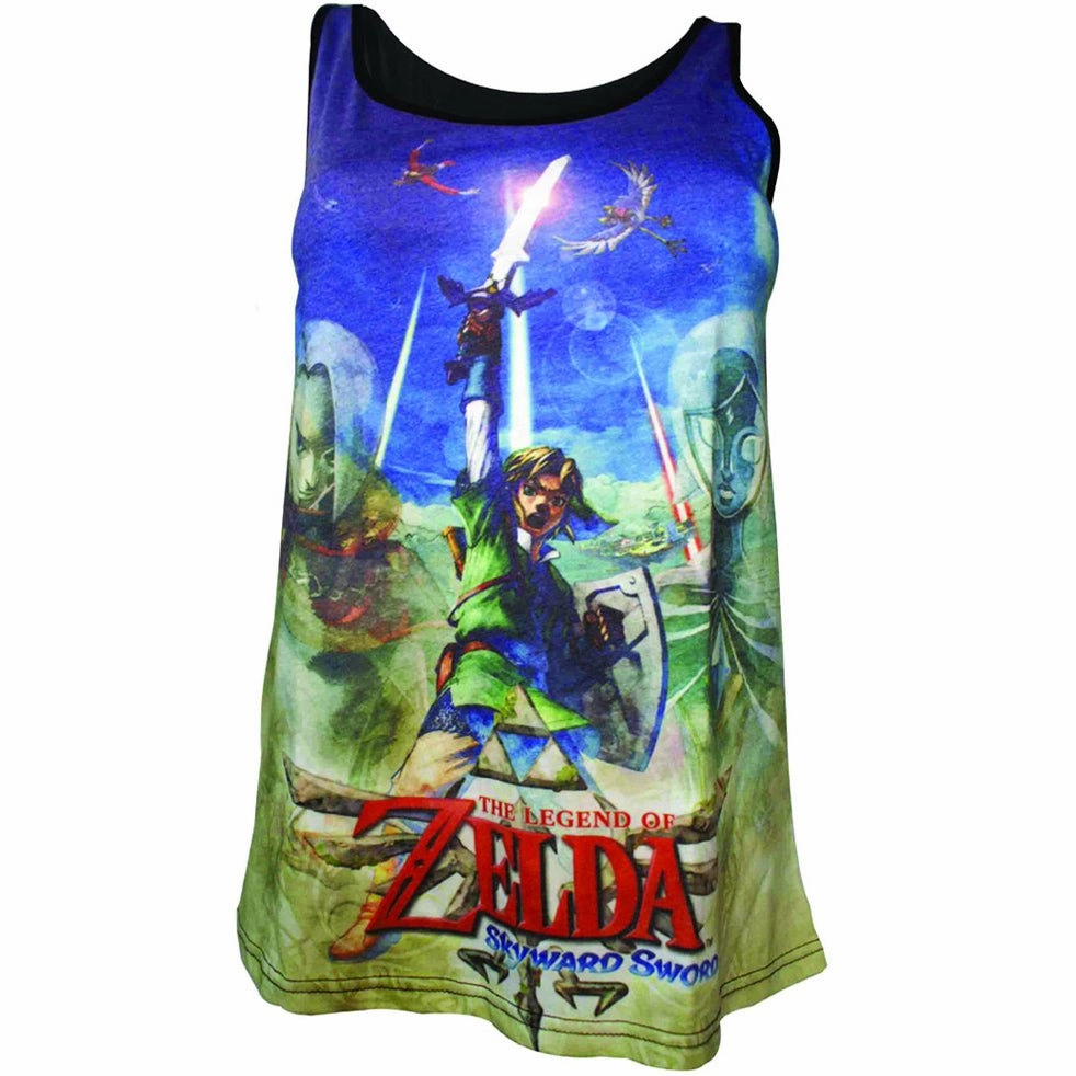 The Legend of Zelda Skyward Sword Ladies Vest Top