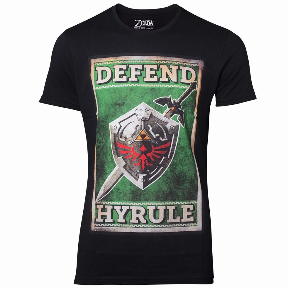 The Legend of Zelda Sword and Shield Propaganda T-Shirt