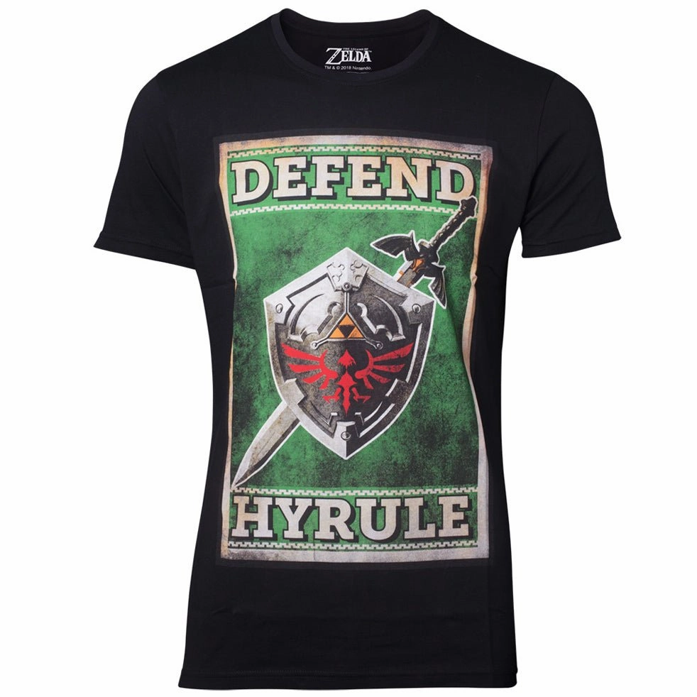 The Legend of Zelda Sword and Shield Propaganda T-Shirt