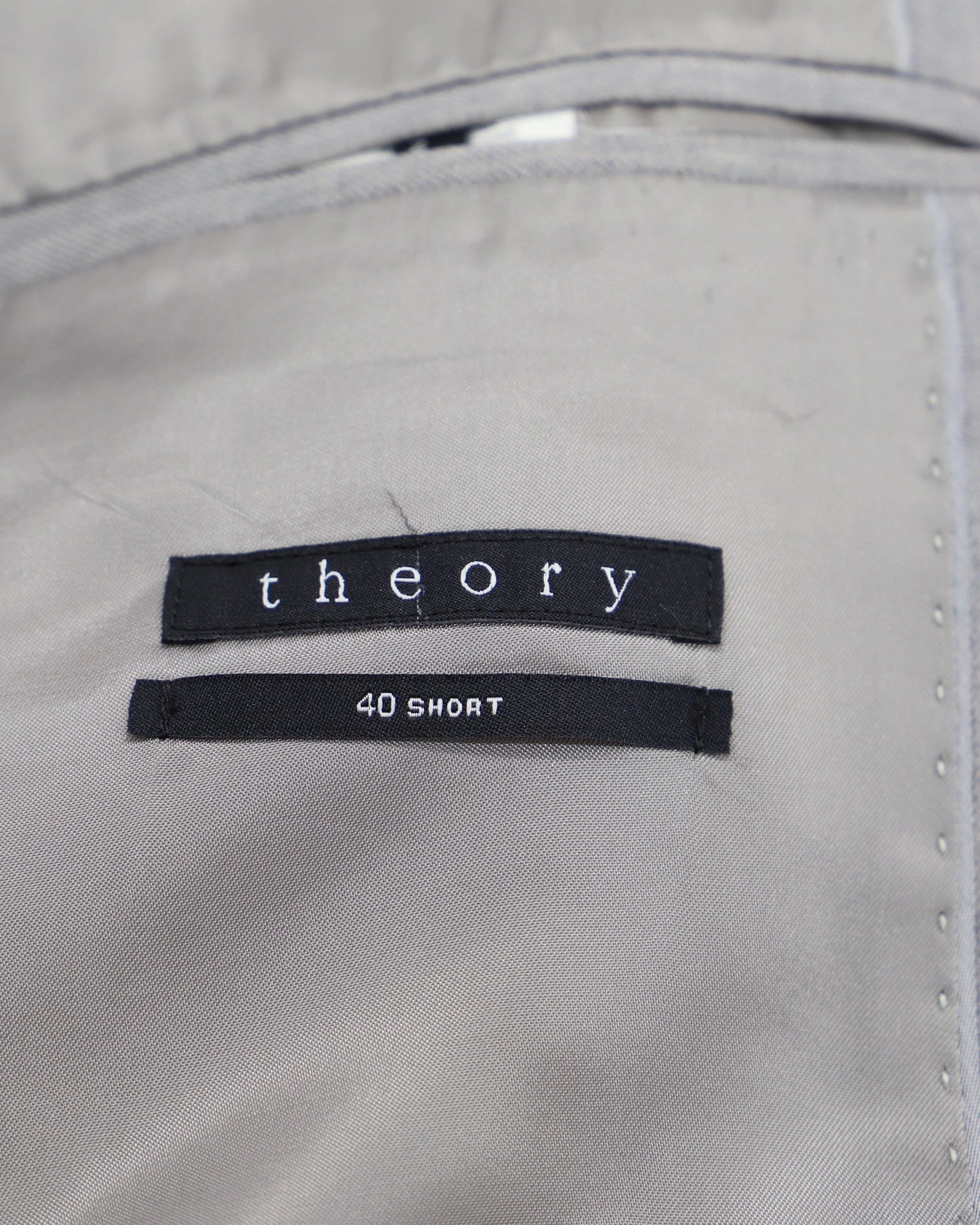 Theory Chambers Slim-Fit Sportcoat in Grey Wool