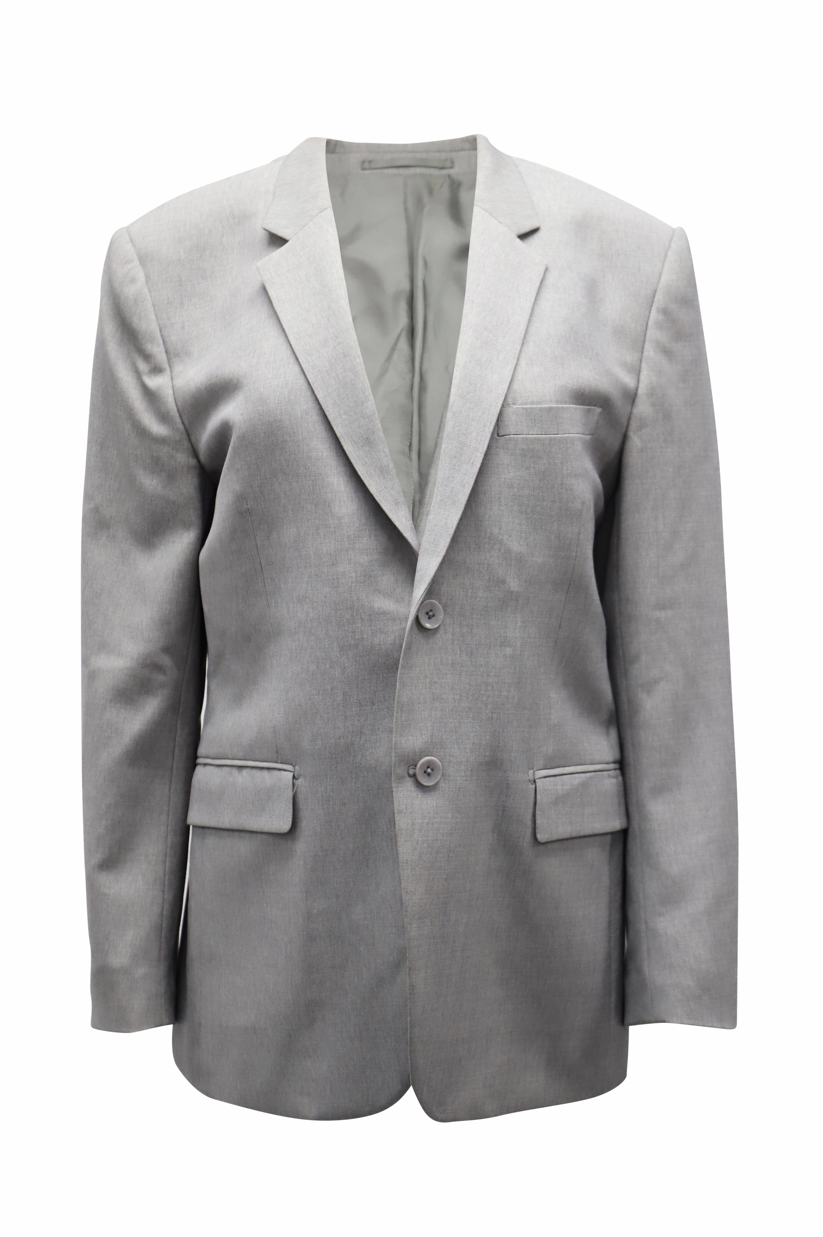 Theory Chambers Slim-Fit Sportcoat in Grey Wool