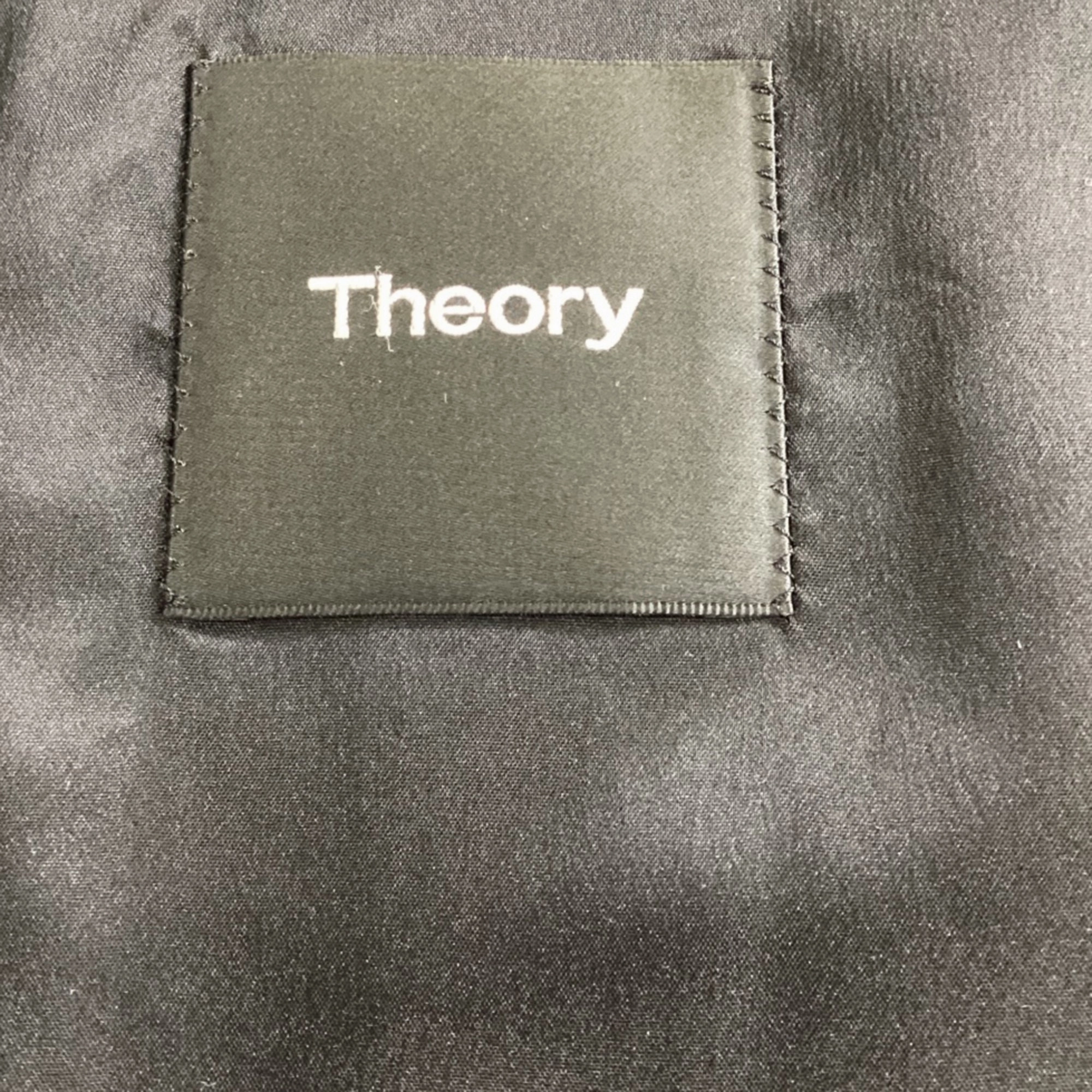 Theory Single-Breasted Blazer in Grey Polyamide