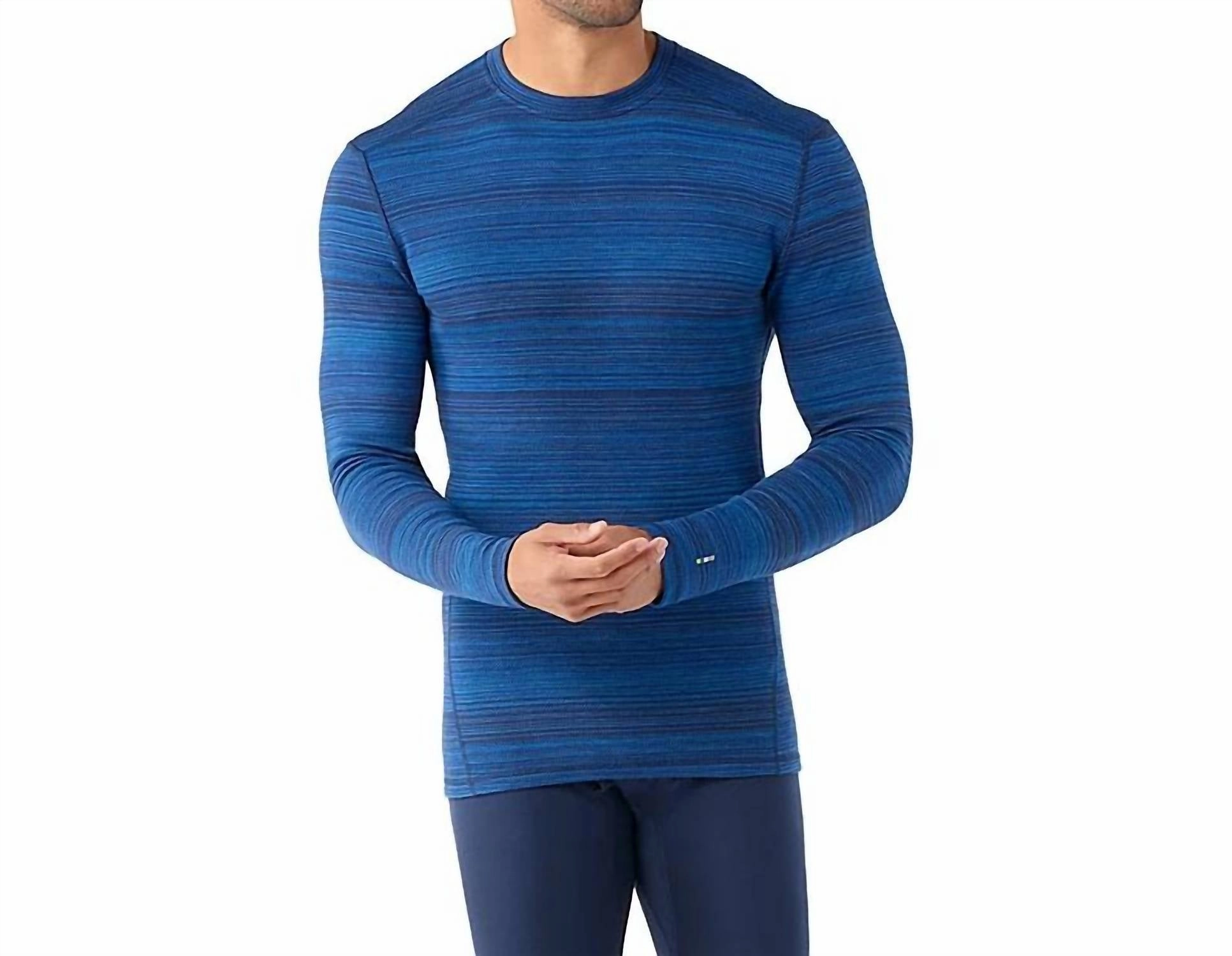 Thermal Base Sweater In Deep Navy