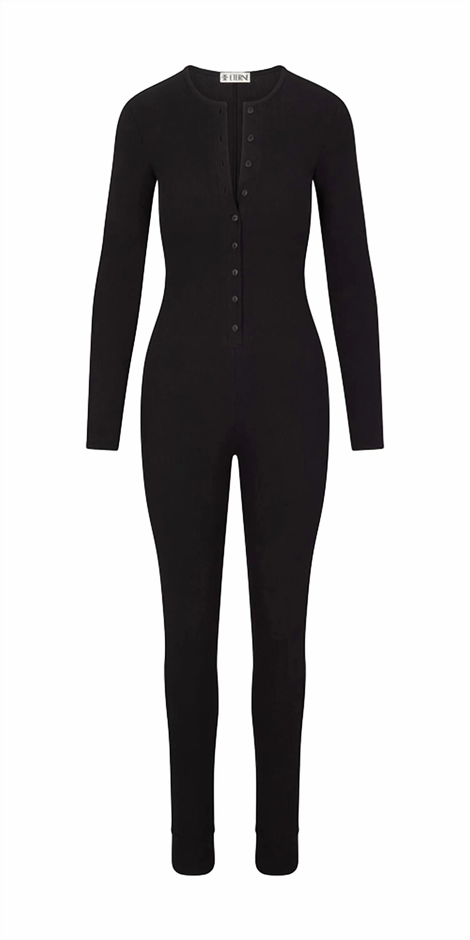 Thermal Onesie In Black