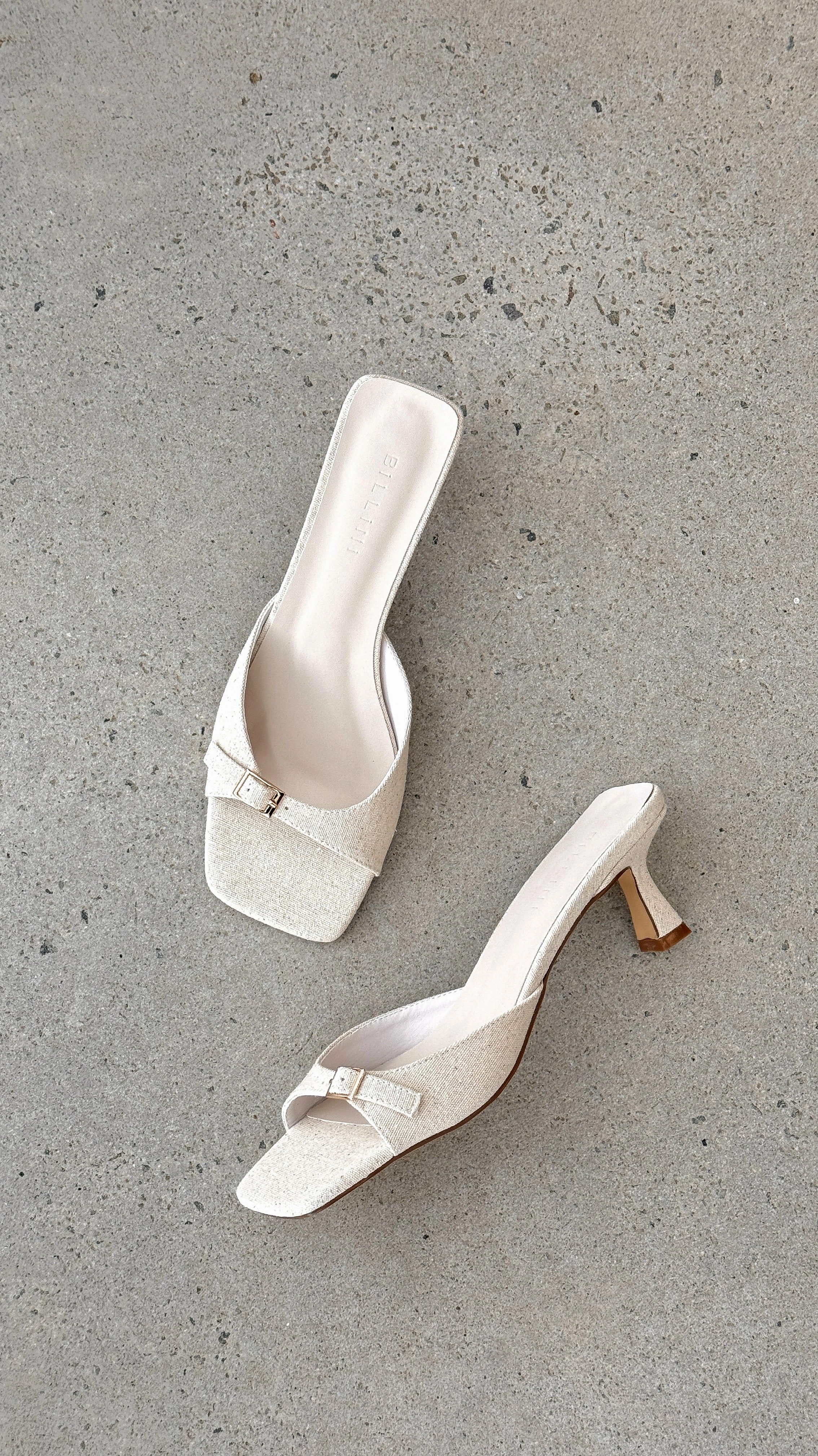 Tilden Heel - Wheat Linen