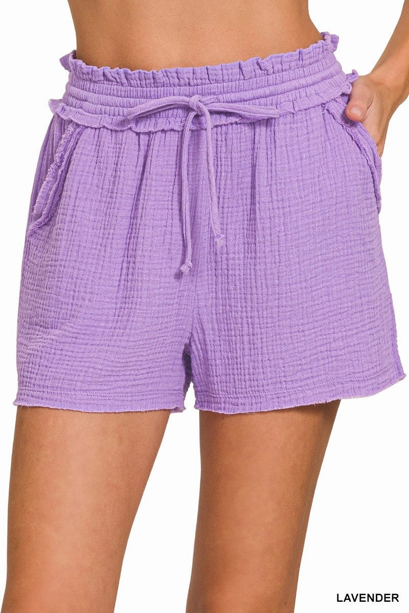 Time Hushes Drawstring Shorts
