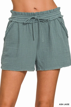 Time Hushes Drawstring Shorts affordable athletic pants for men