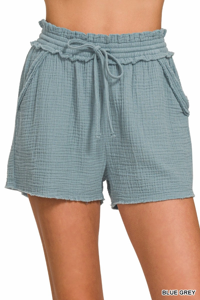 Time Hushes Drawstring Shorts
