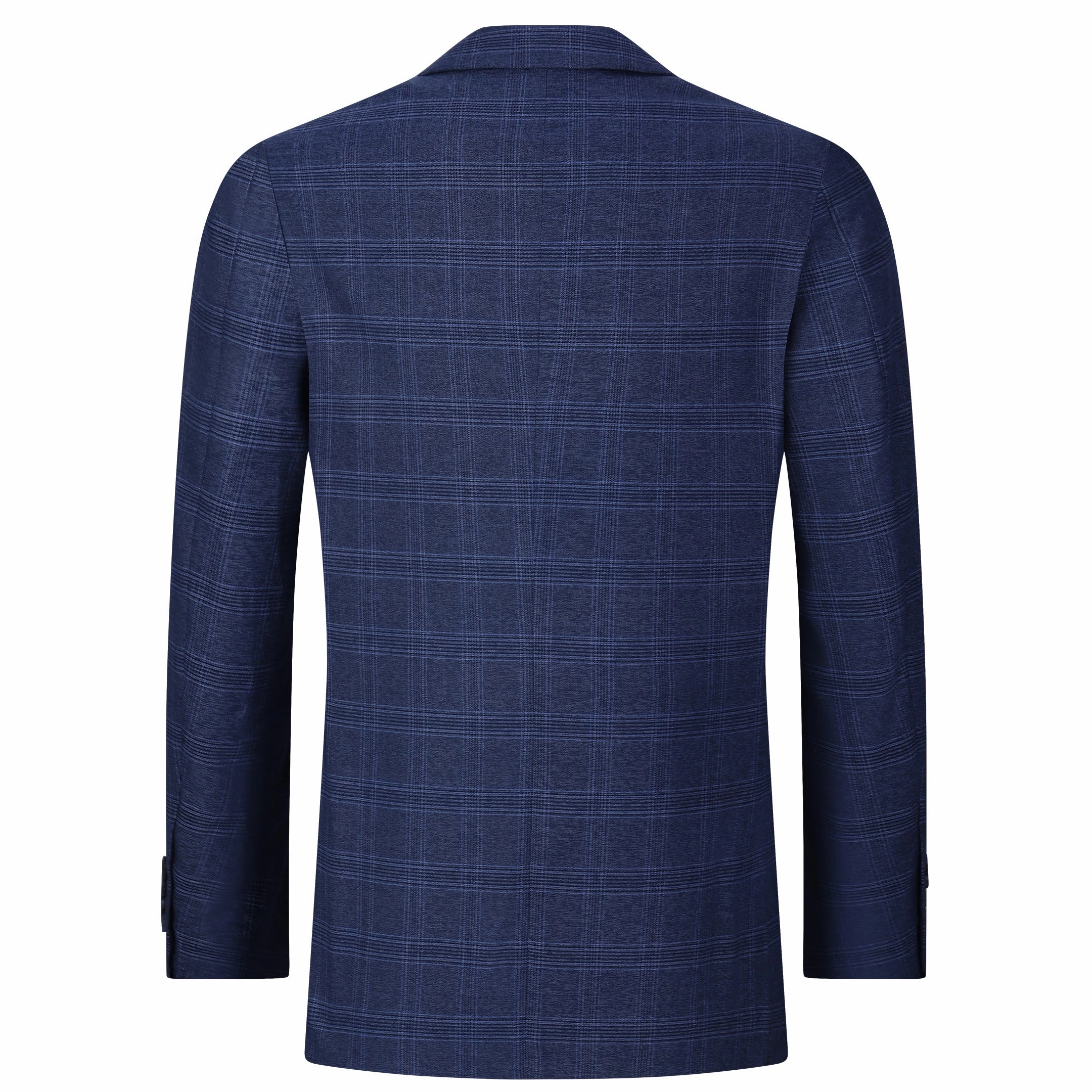 Tom Baine Men Performance Plaid Knit Stretch Sport Coat