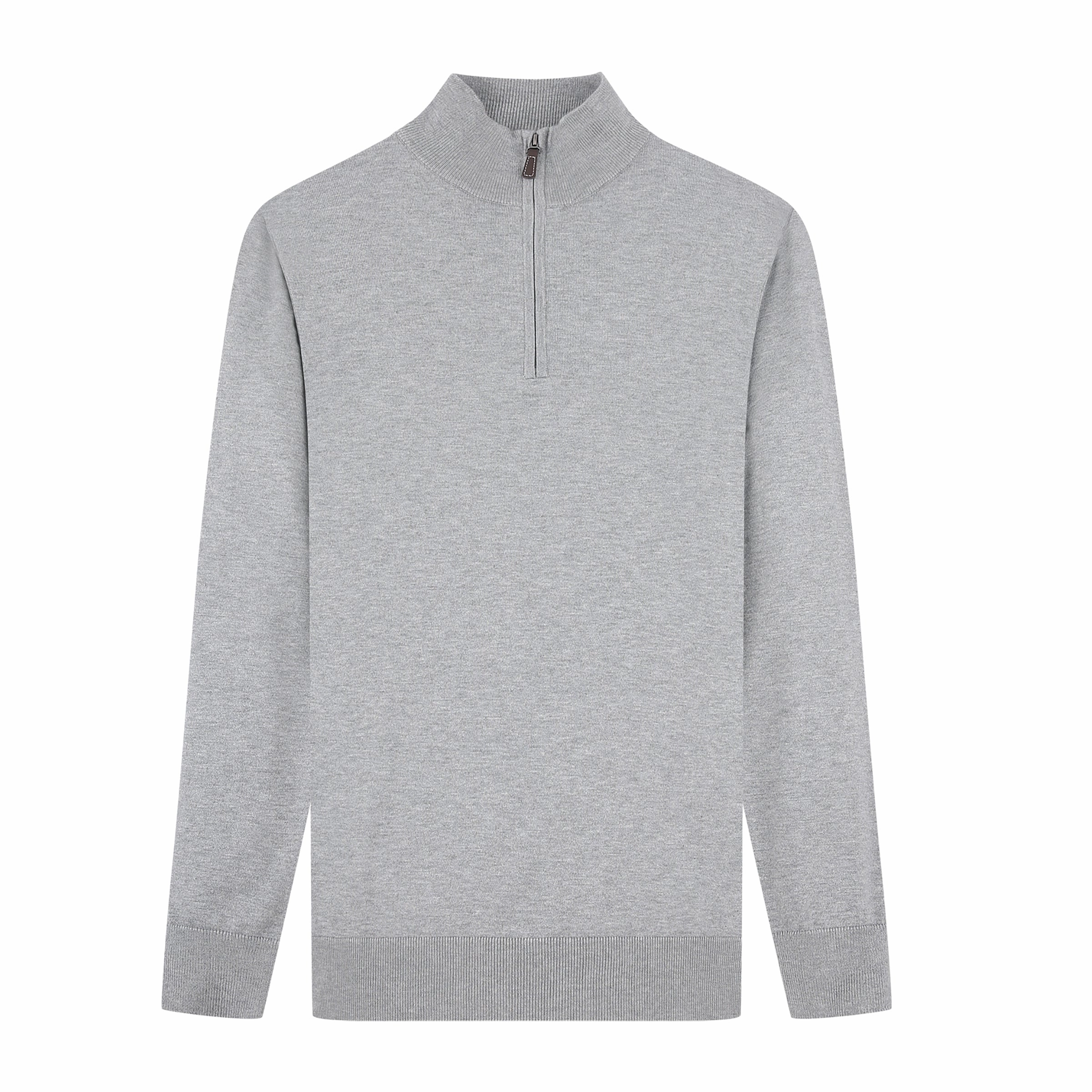 Tom Baine Men's Cashmere Feel Slim Fit Quarter Zip Sweater