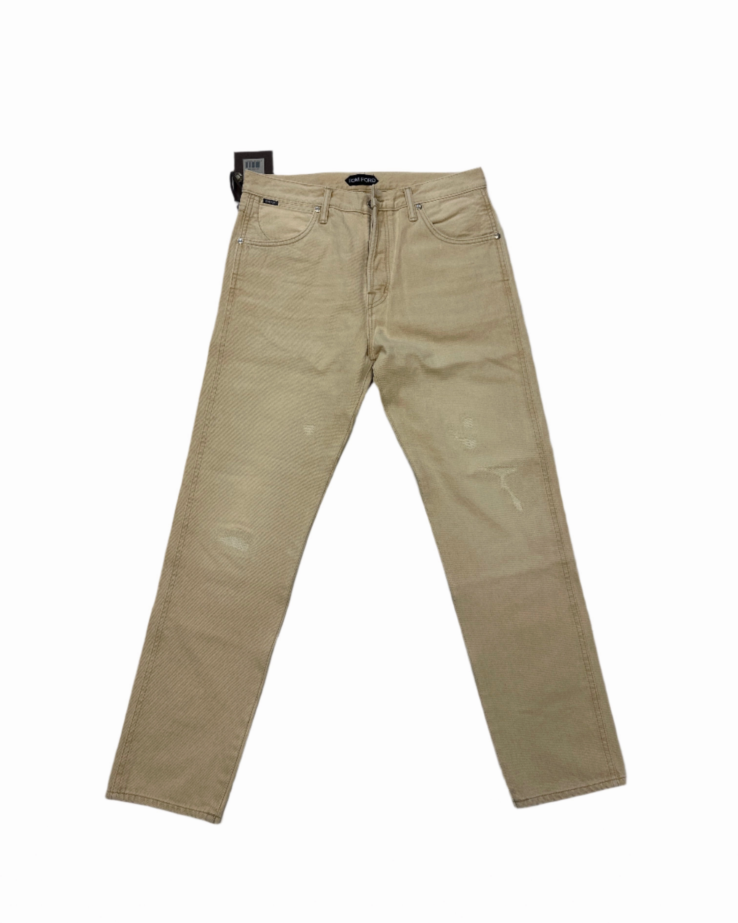 Tom Ford Mens Jeans In Beige