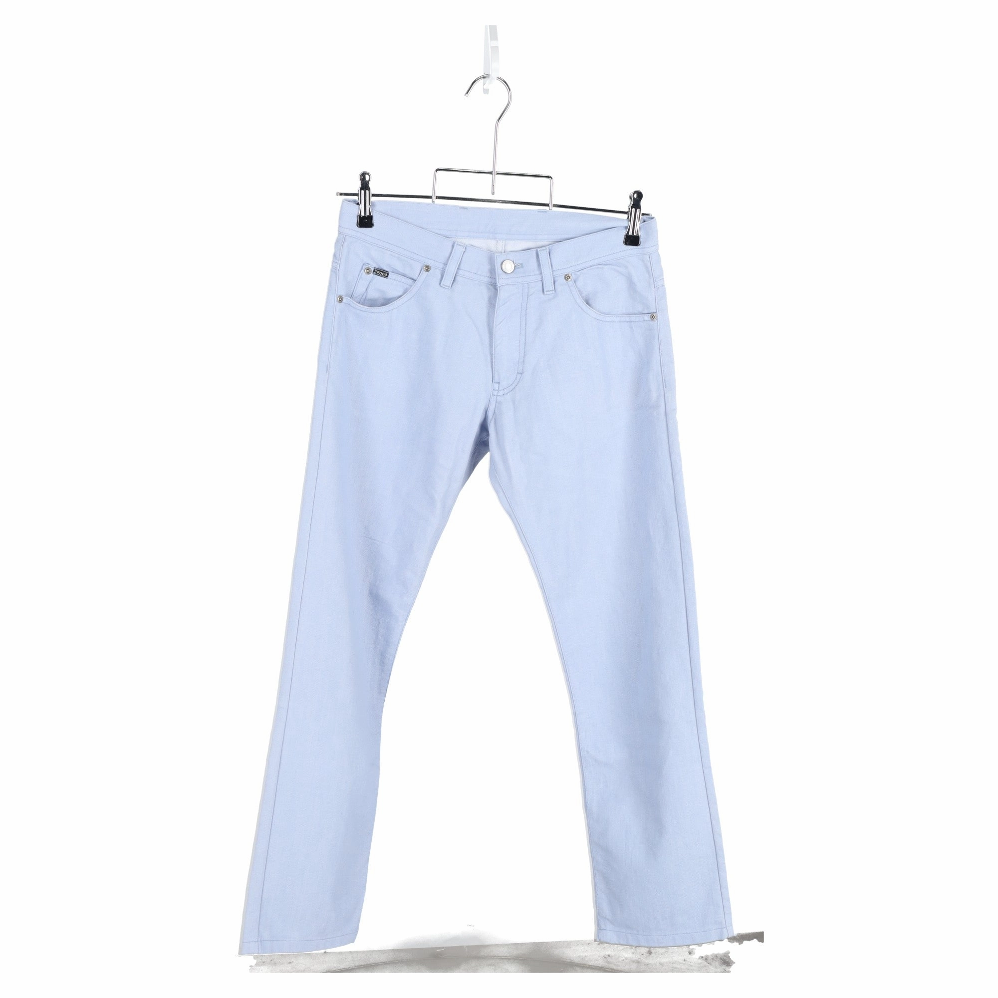 Tom Ford Mid-Waist Straight-Leg Jeans in Blue Cotton Denim
