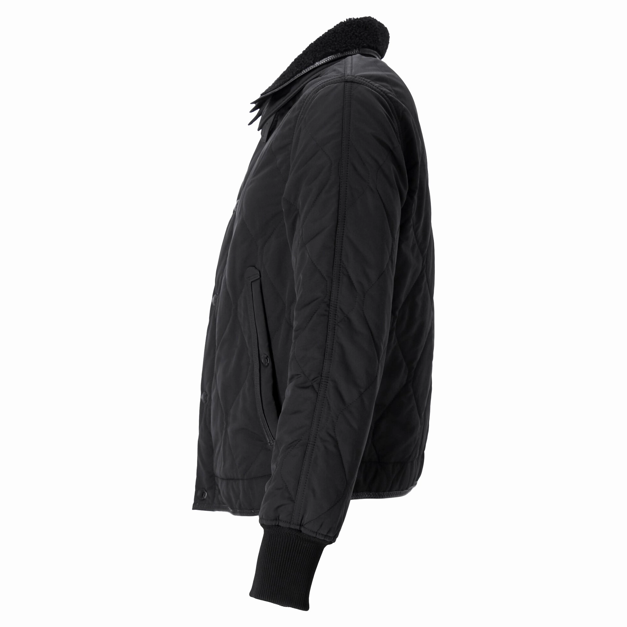 Tom Ford Shear-Trimmed Down Jacket in Black Polyamide