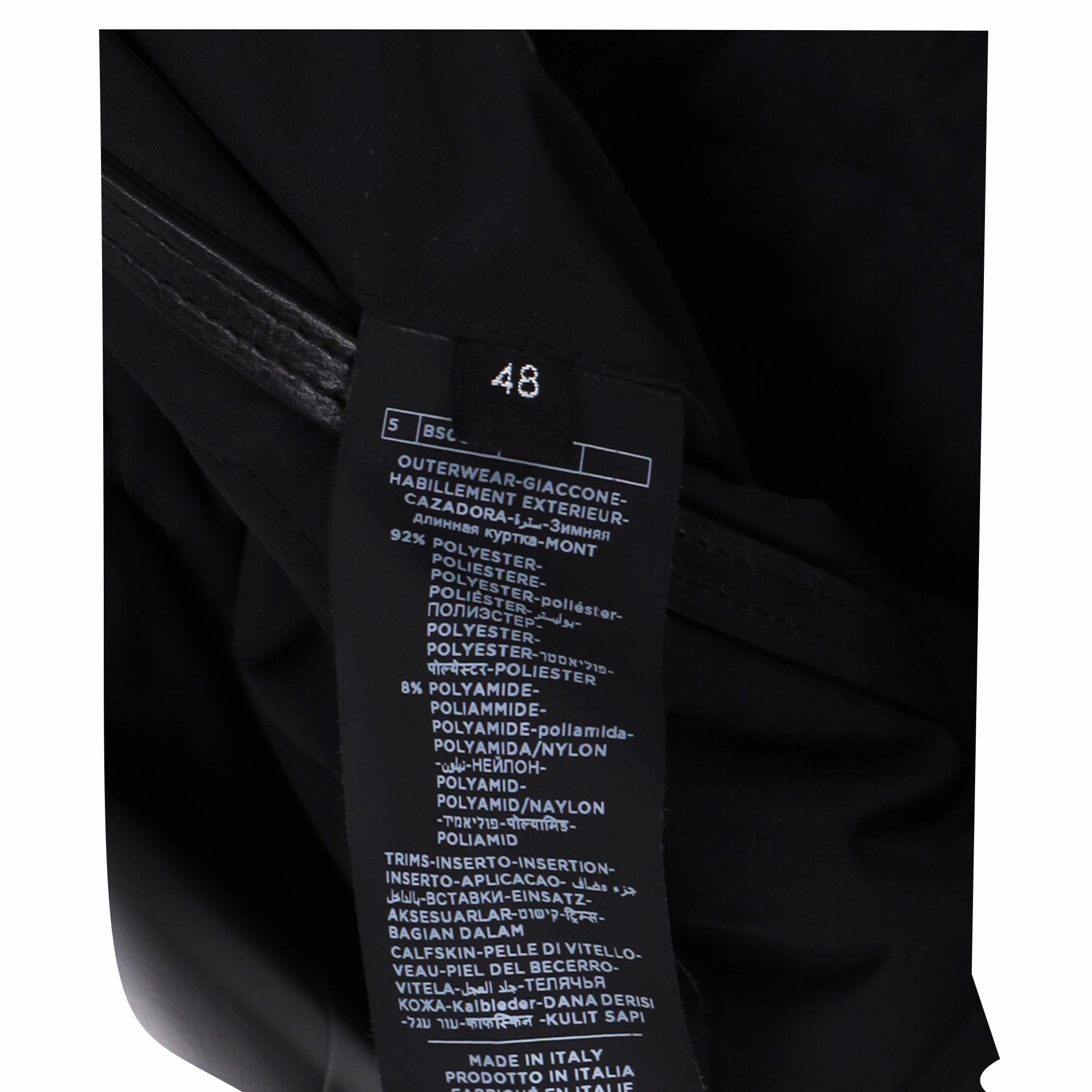 Tom Ford Shear-Trimmed Down Jacket in Black Polyamide
