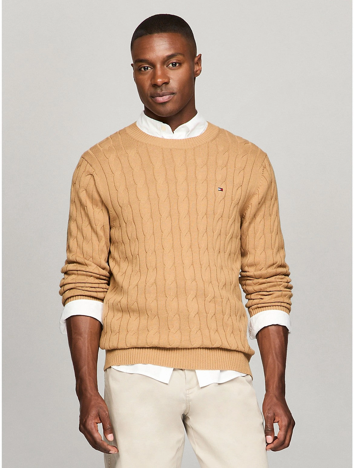 Tommy Hilfiger Men's Cable Knit Sweater