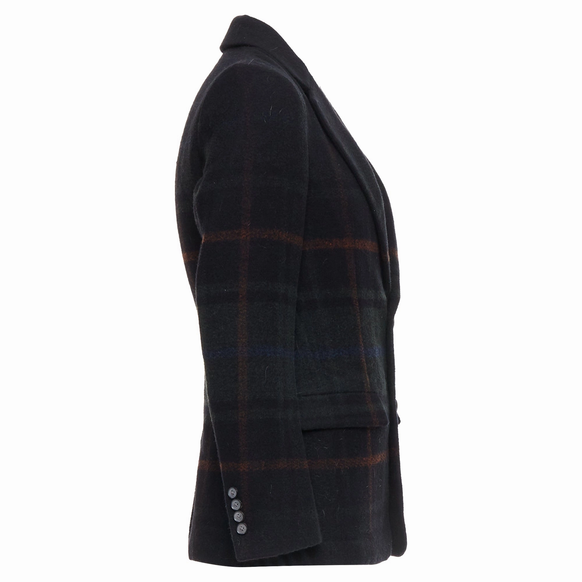 Tomorrowland Tartan Degrade Wool Blazer Jacket
