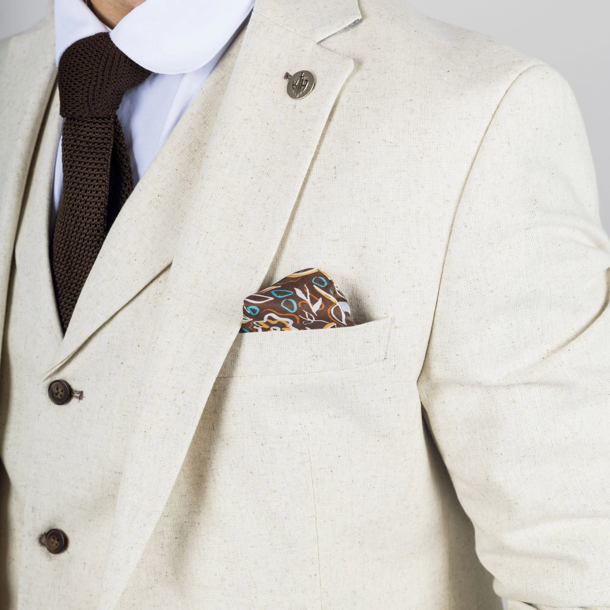 TP-21 3 Piece Linen Summer Suit