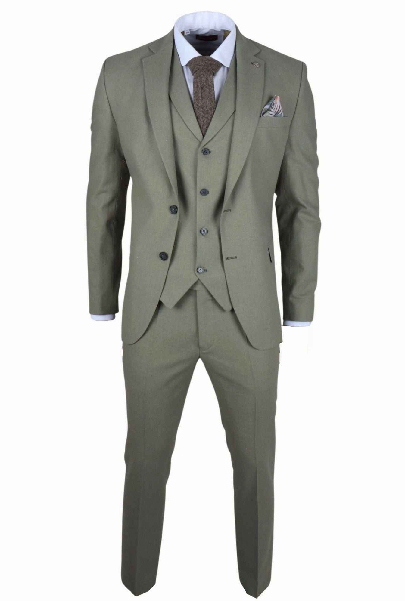 TP-22 3 Piece Linen Summer Suit
