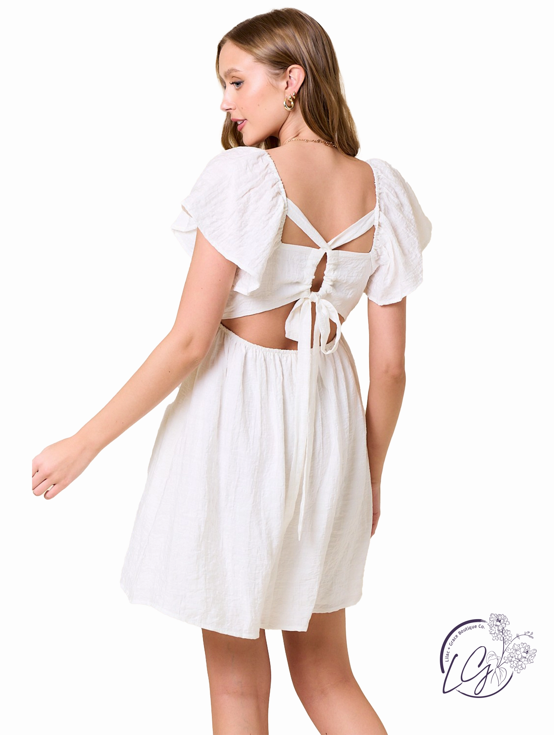 Twilight Fawn Babydoll Dress