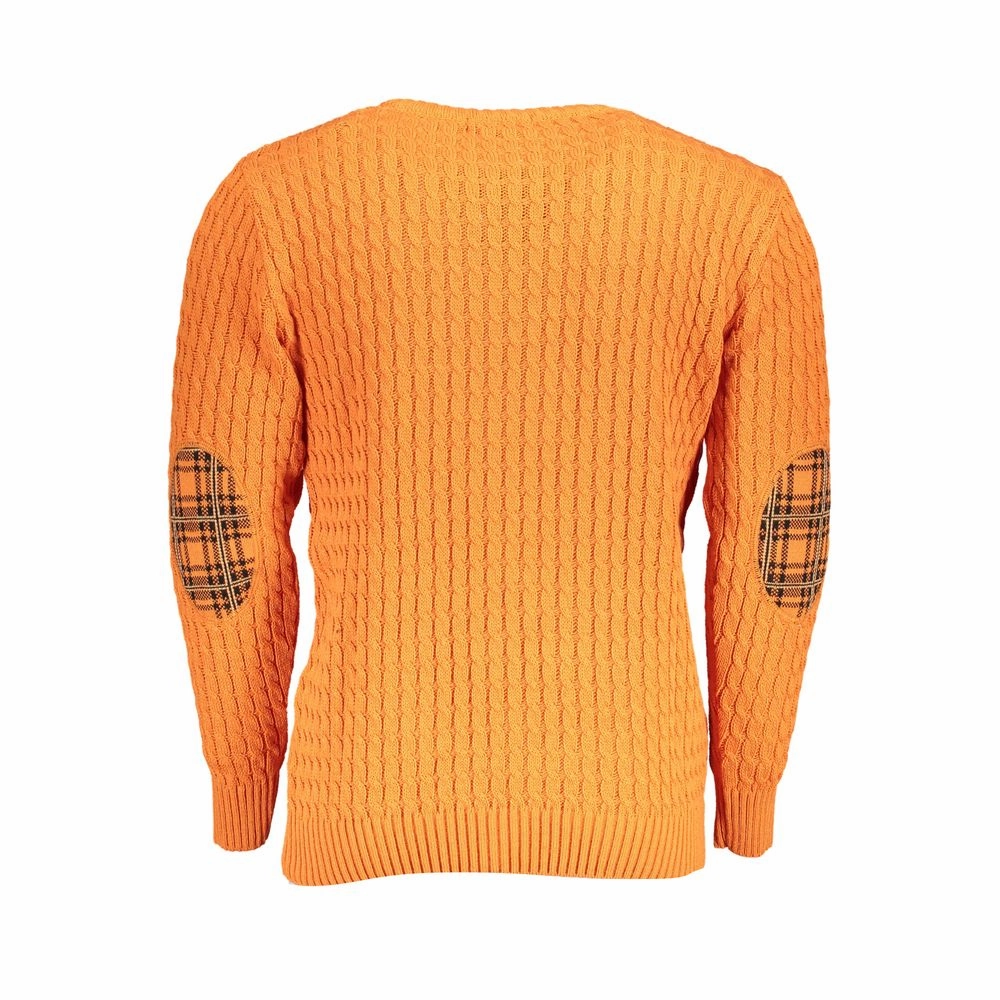 U.S. Grand Polo Elegant Twisted Crew Neck Men's Sweater
