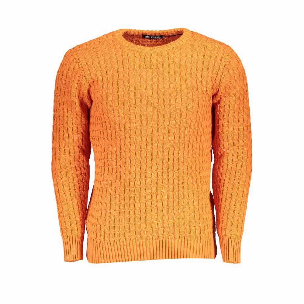 U.S. Grand Polo Elegant Twisted Crew Neck Men's Sweater