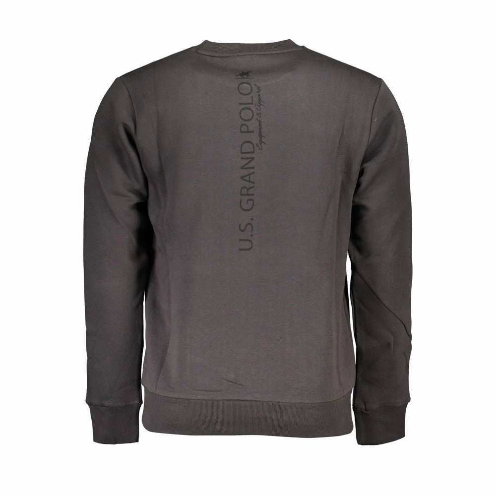 U.S. Grand Polo Sleek  Fleece Crew Neck Men's Sweatshirt