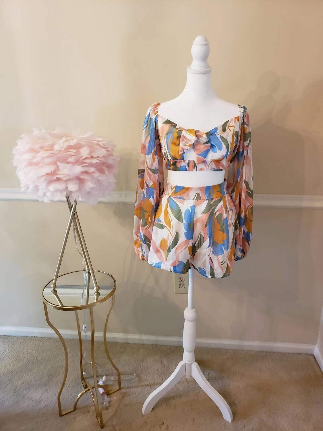 Vacay Short Set In Multi