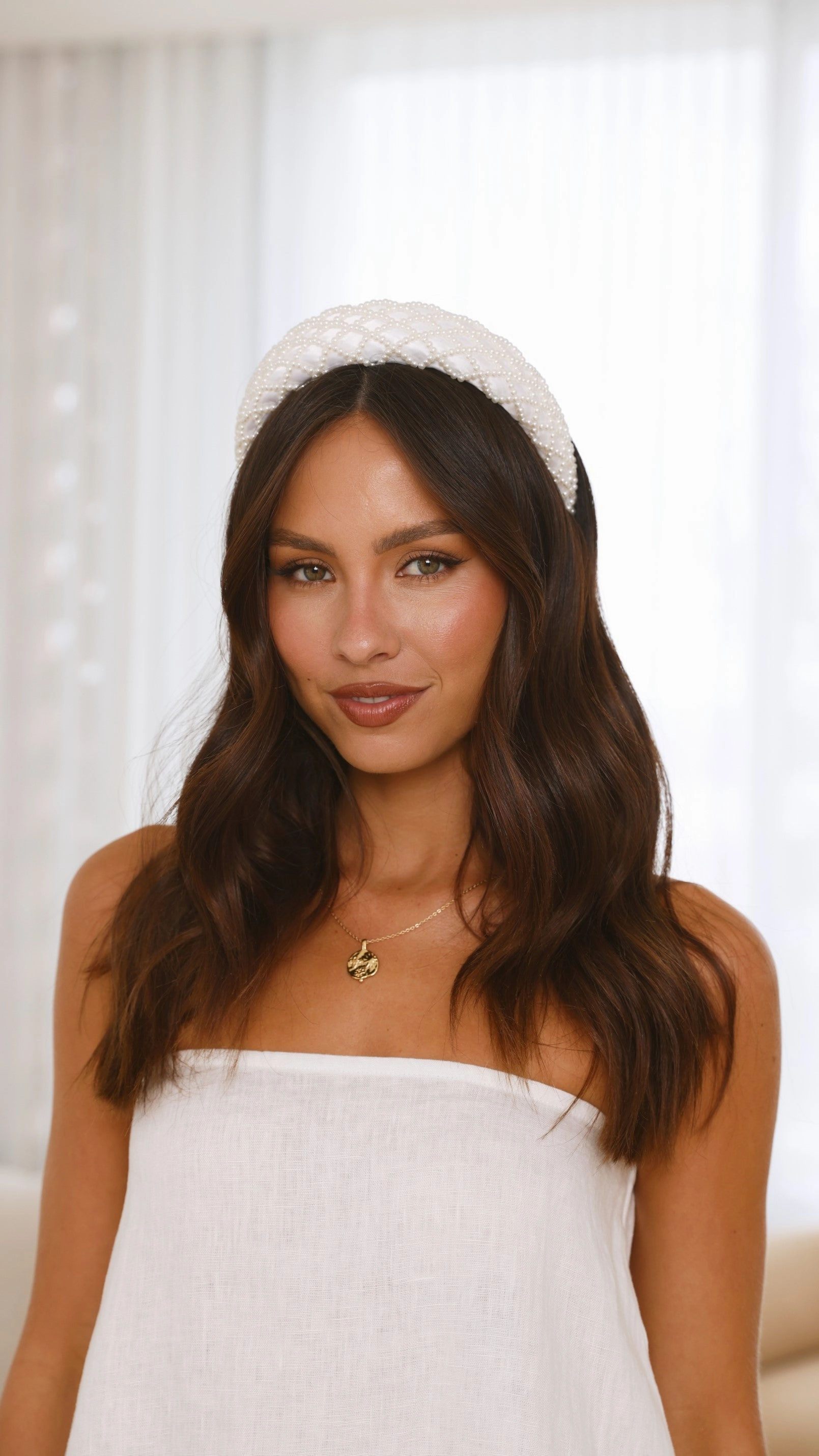 Valencia Headband - White