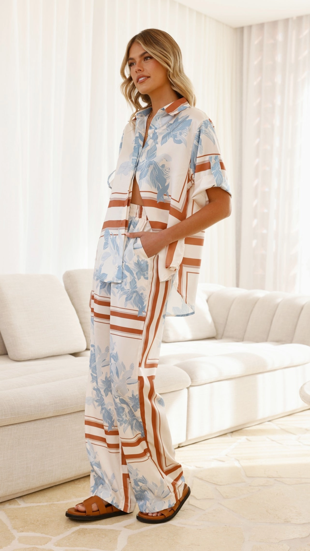 Valene Pants - Amore Print
