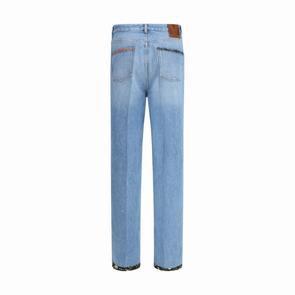 Valentino Jeans with floral Men's details