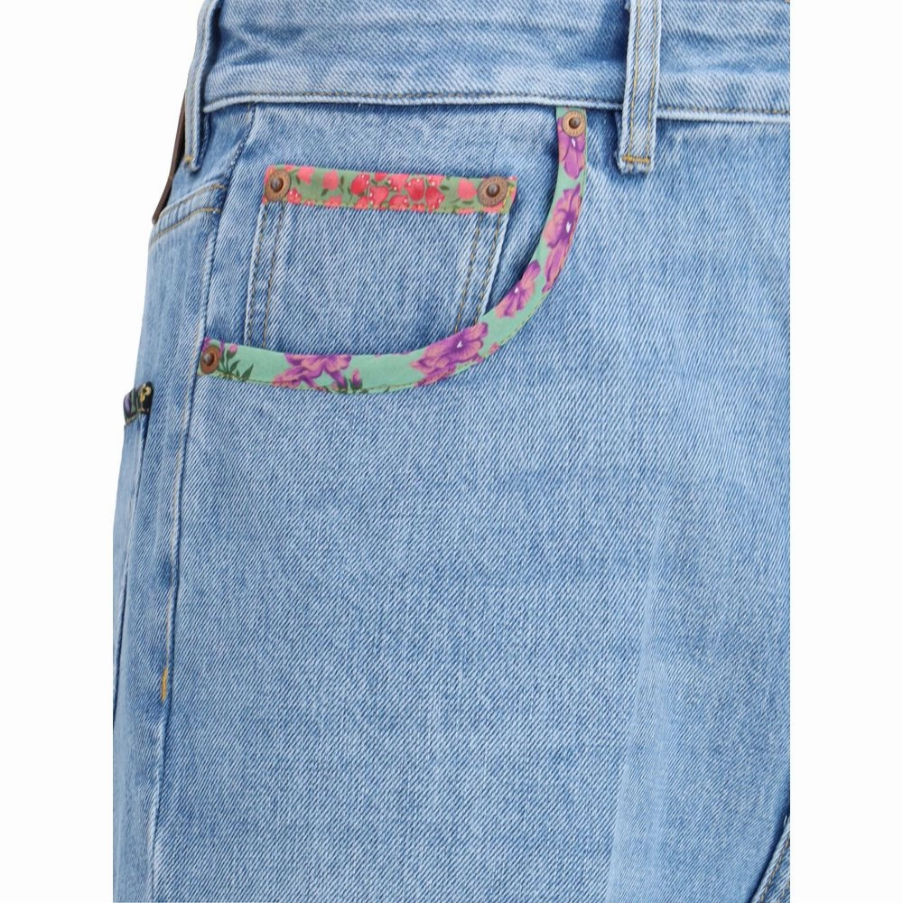 Valentino Jeans with floral Men's details