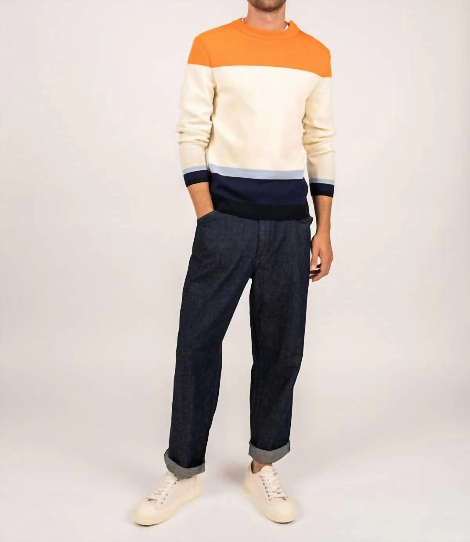 Vauville Sweater In Ecume