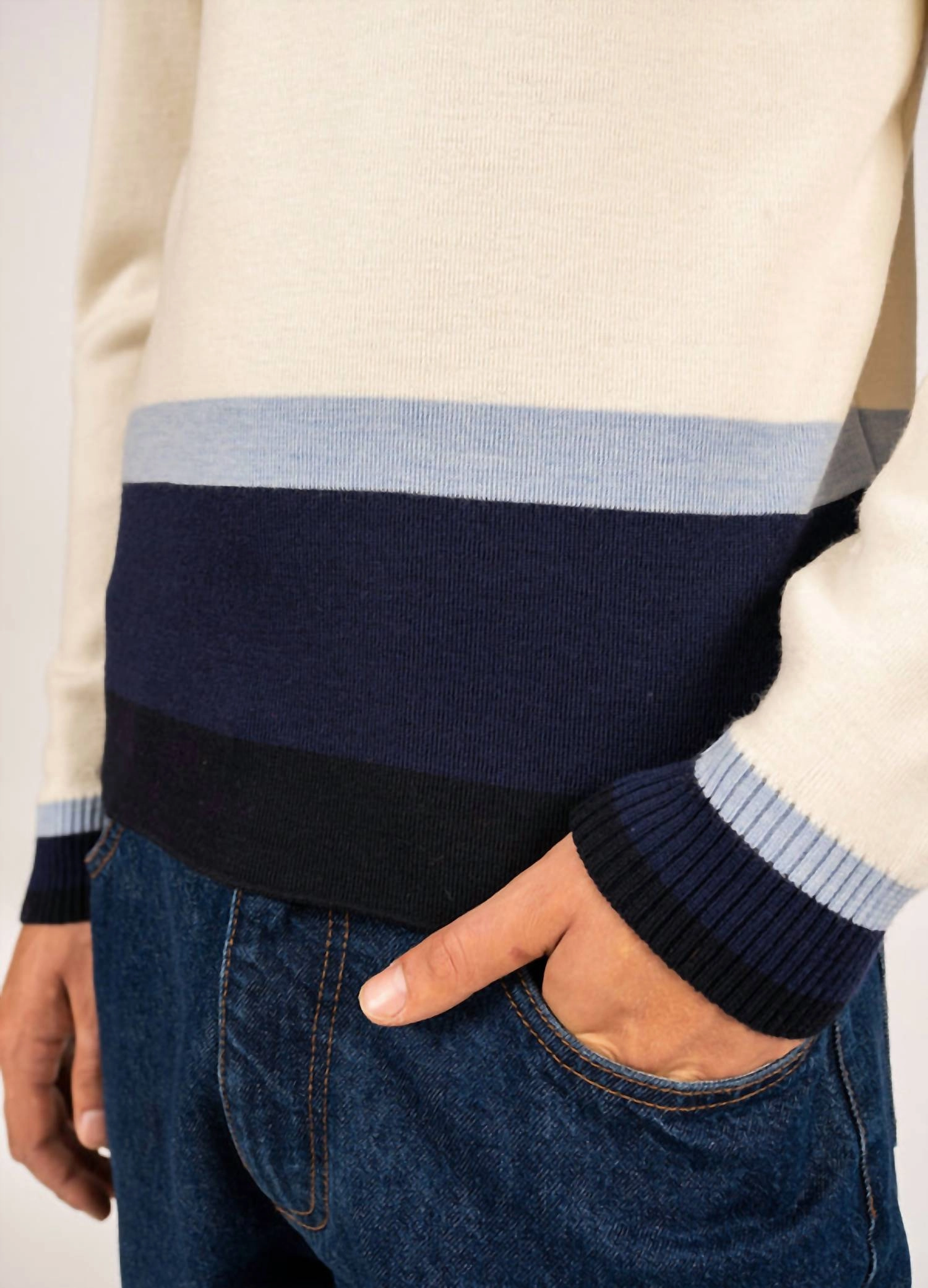Vauville Sweater In Ecume