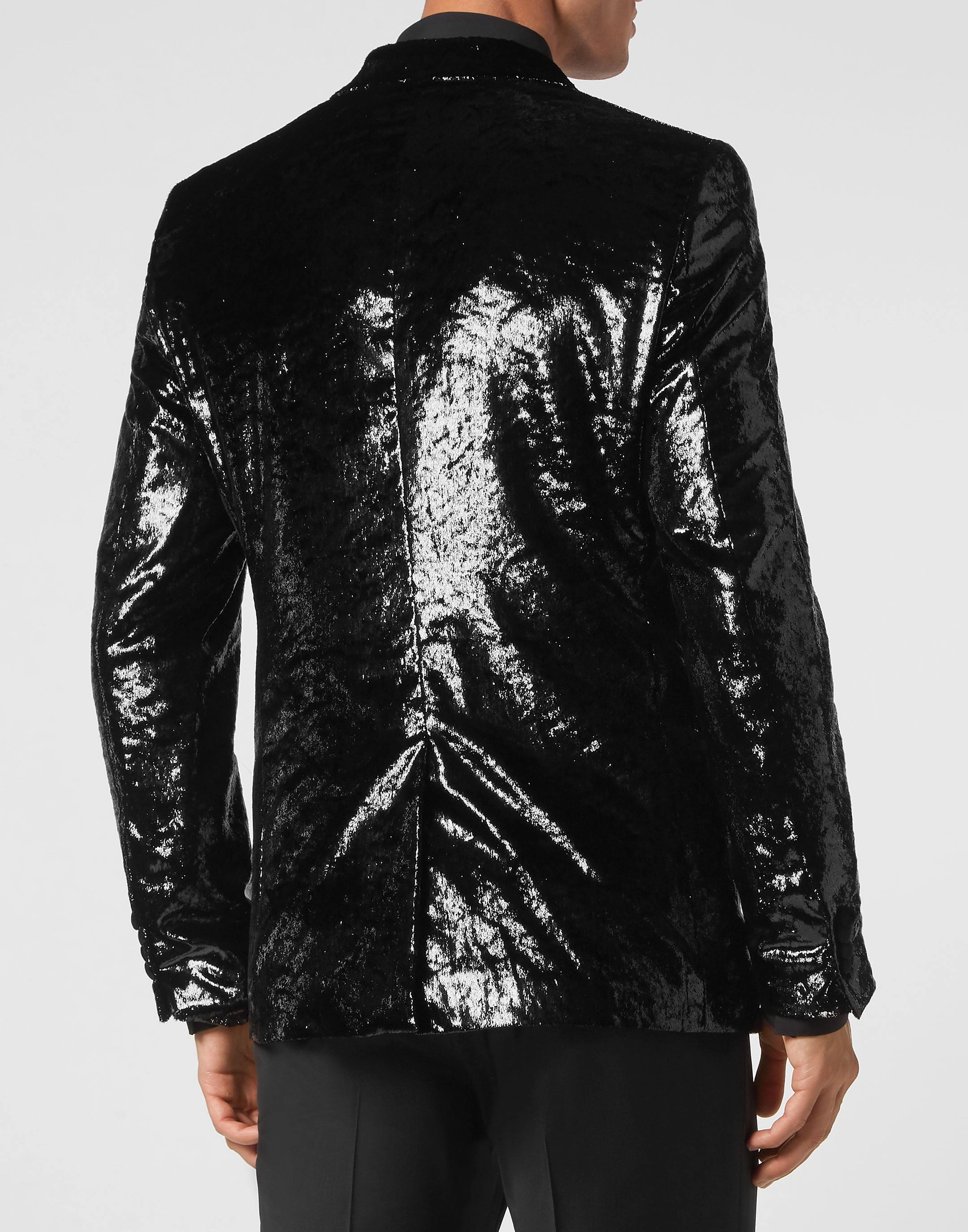 Velvet &amp; Lurex Blazer Lord fit Sartorial