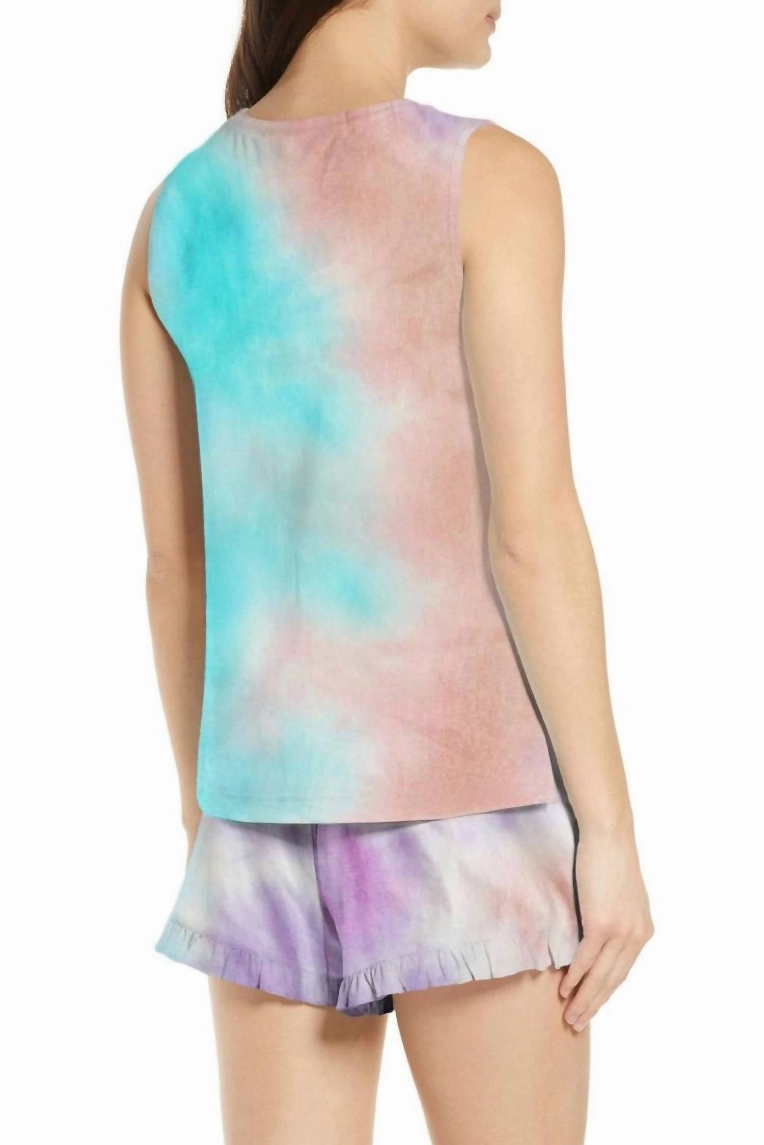 Vered Loungewear Shorts Set In Watercolor
