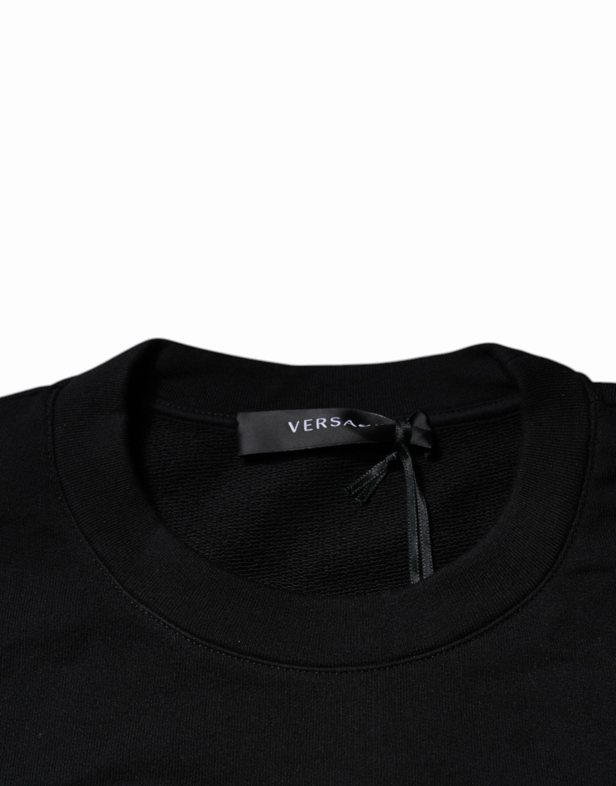 Versace Medusa Embroidery Crew Neck Pullover Men's Sweater