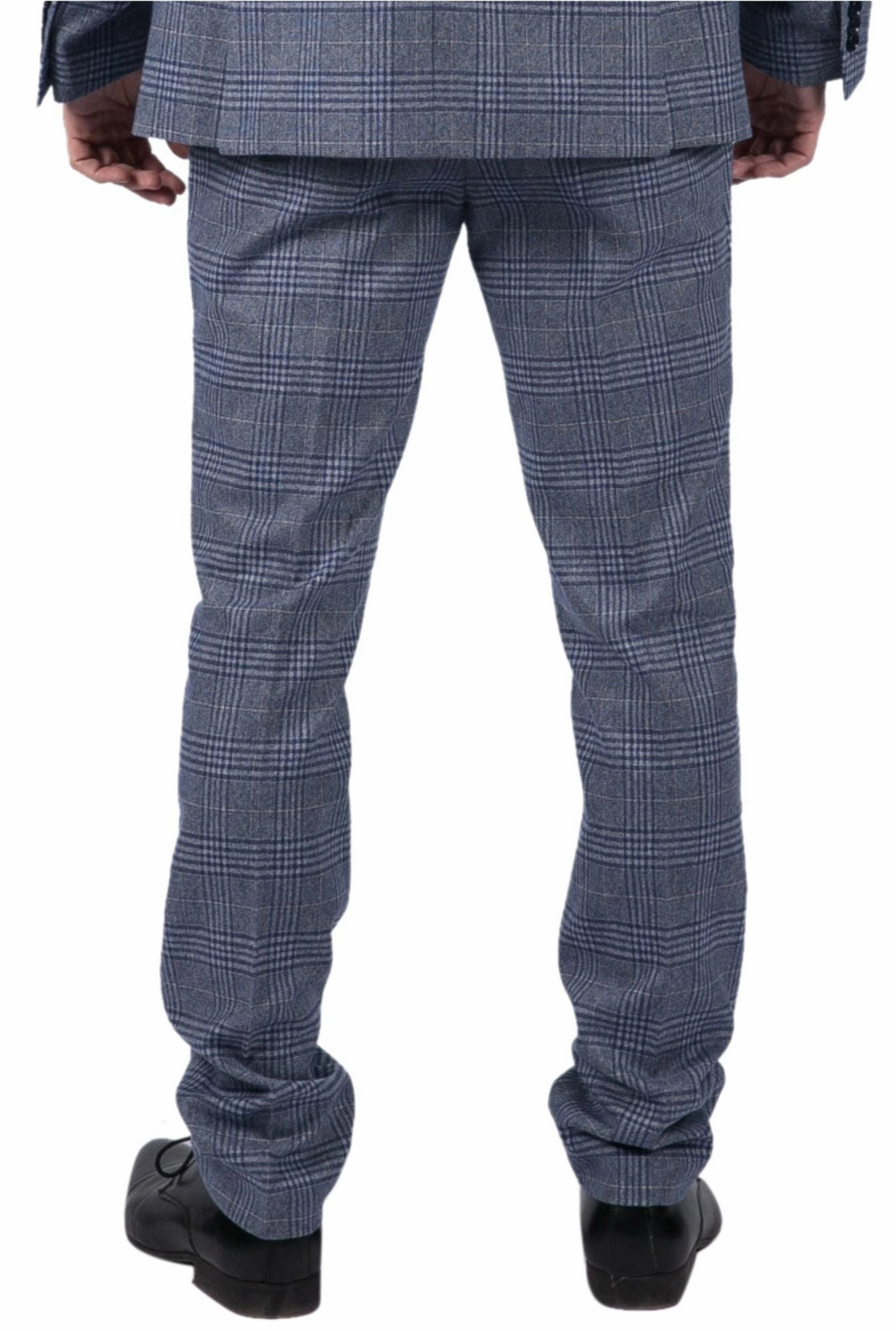Victor Tweed Check Gatsby Trousers Pants