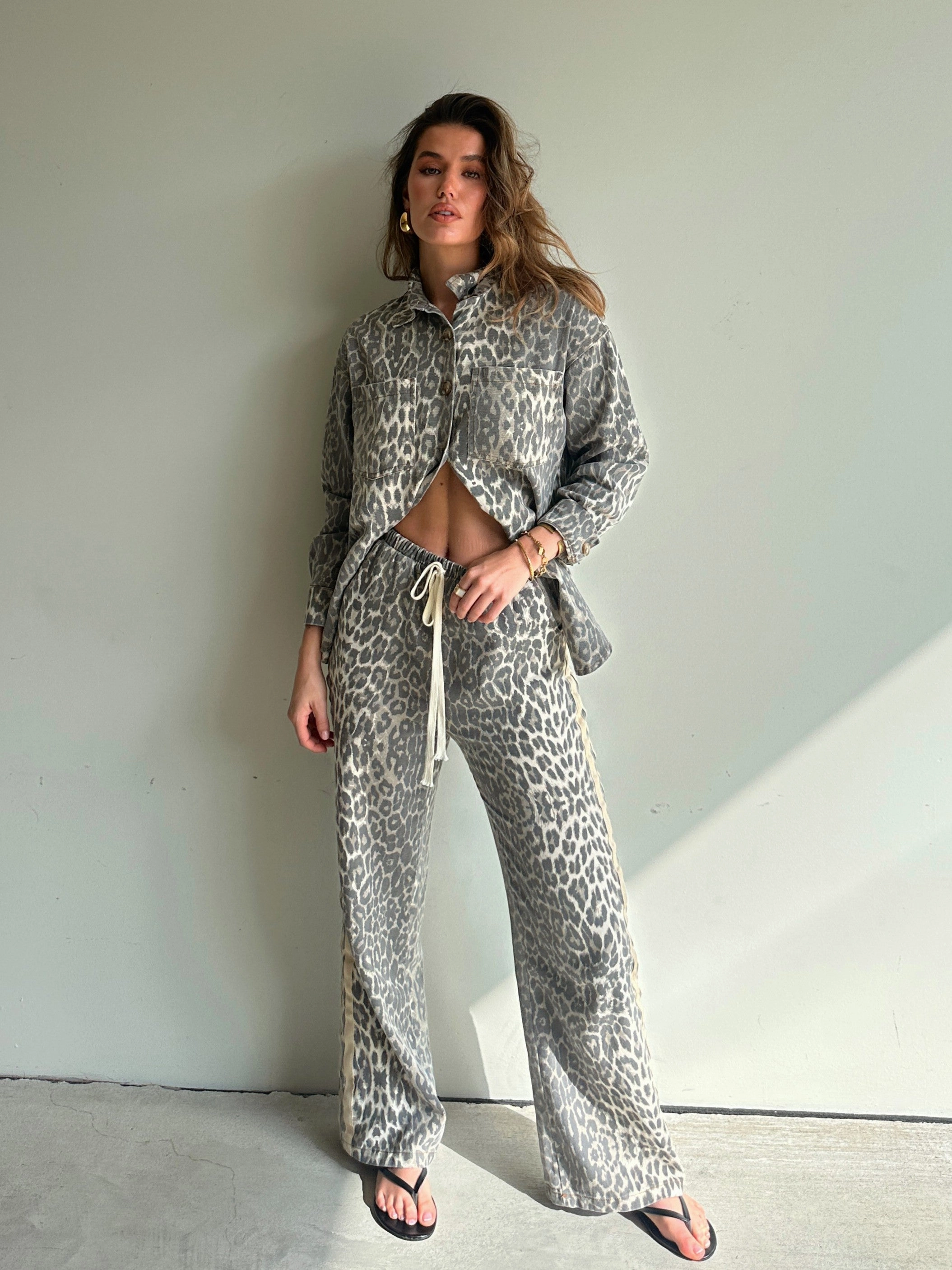 Vox Pants - Leopard Print