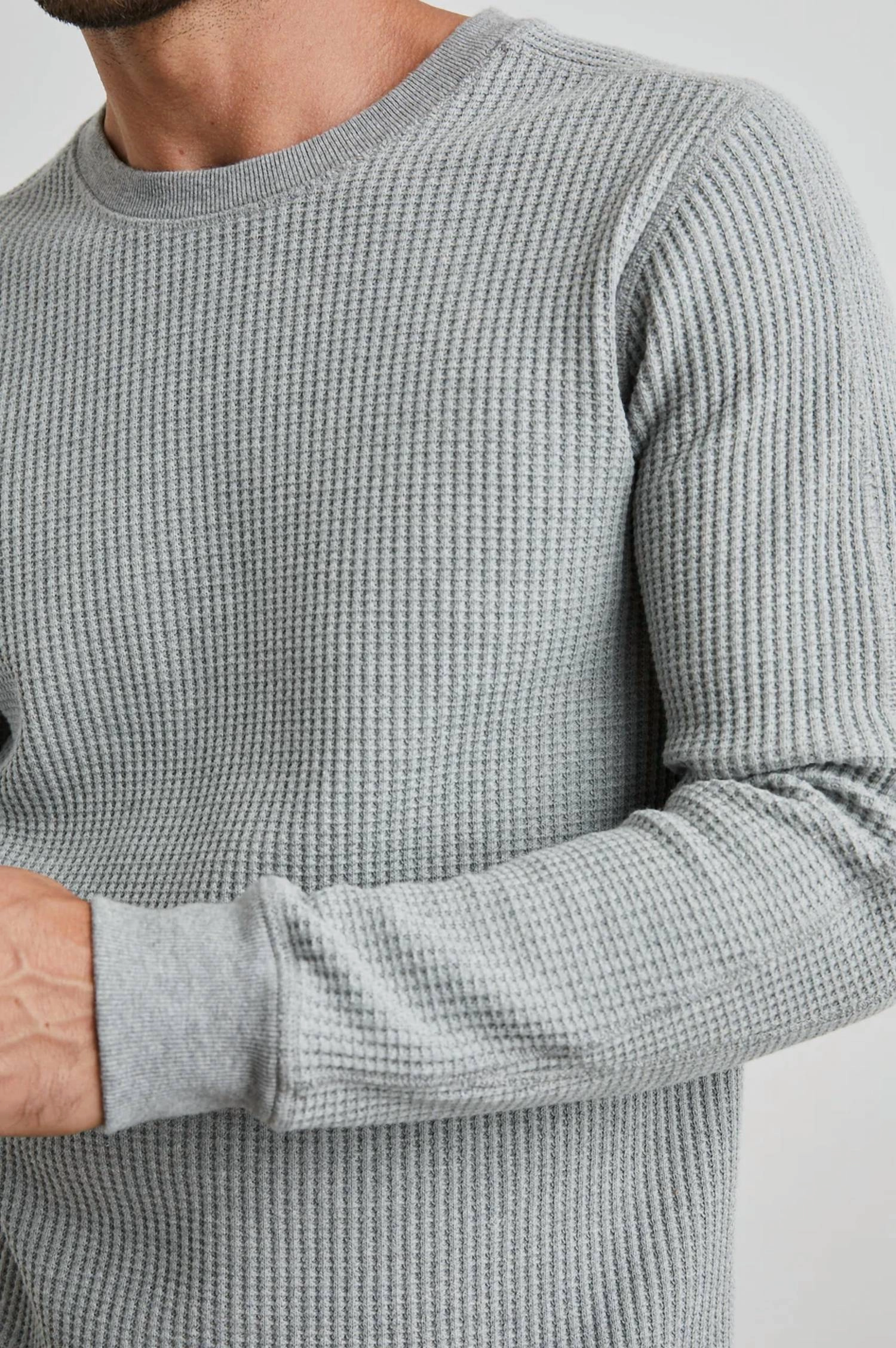 Wade Sweater In Heather Grey