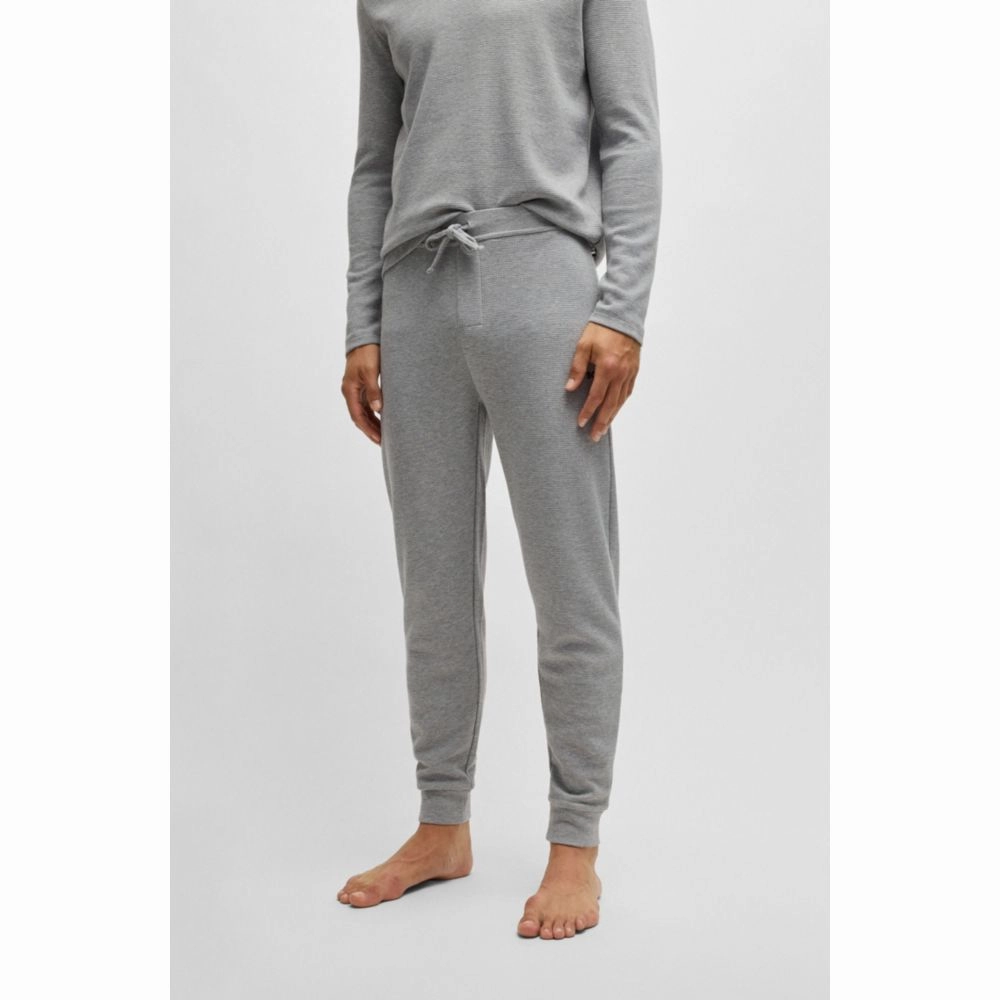 Waffle pajama bottoms in cotton