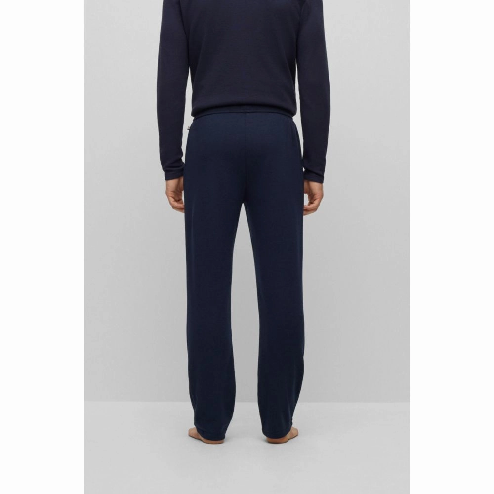 Waffle pajama bottoms with logo embroidery