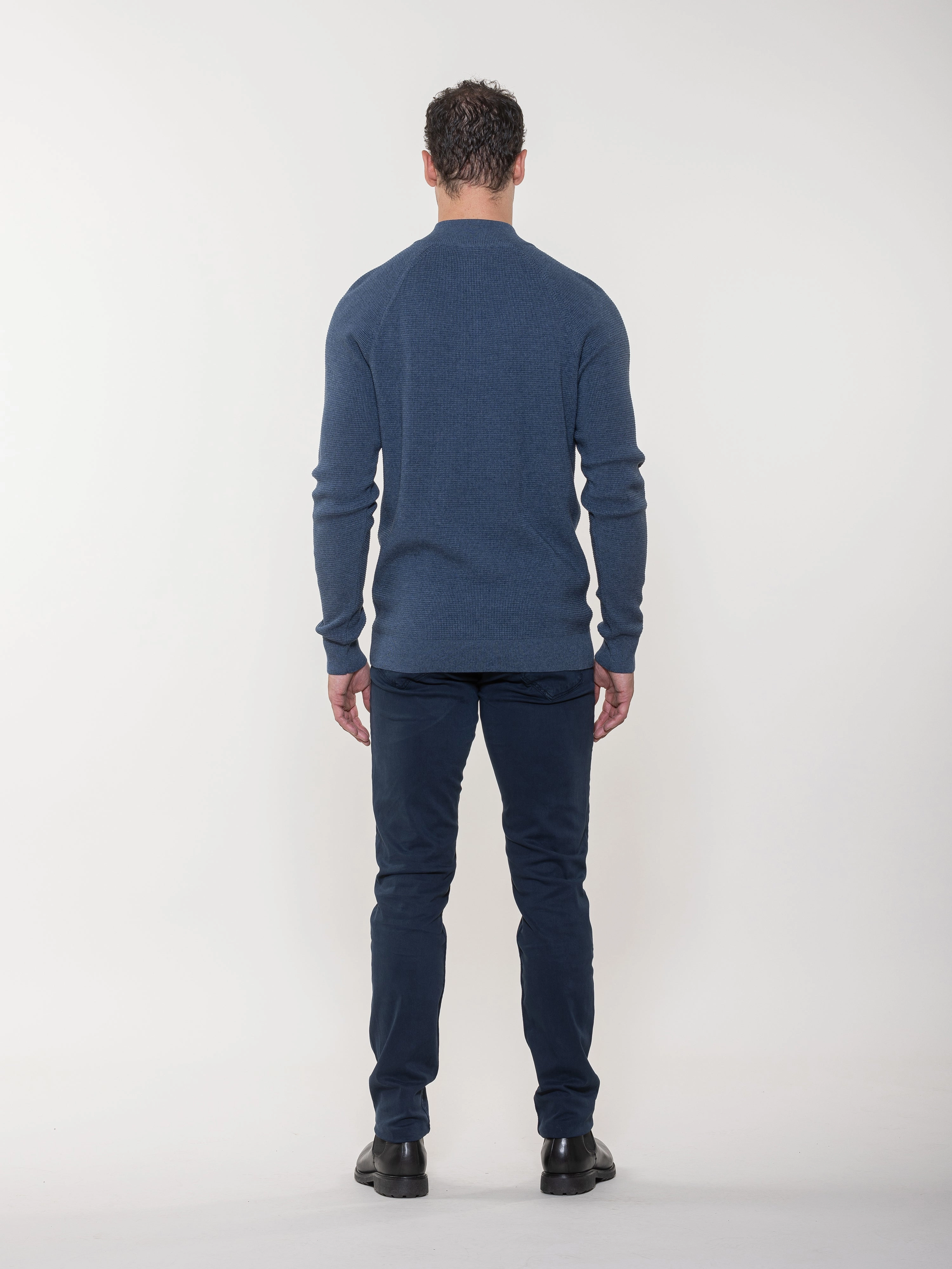 Waffle Weave Quarter Zip
