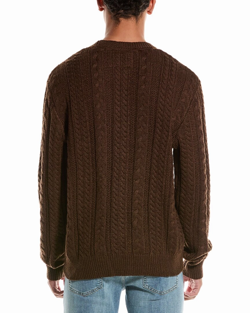 WEATHERPROOF VINTAGE Cable Knit Wool-Blend Sweater