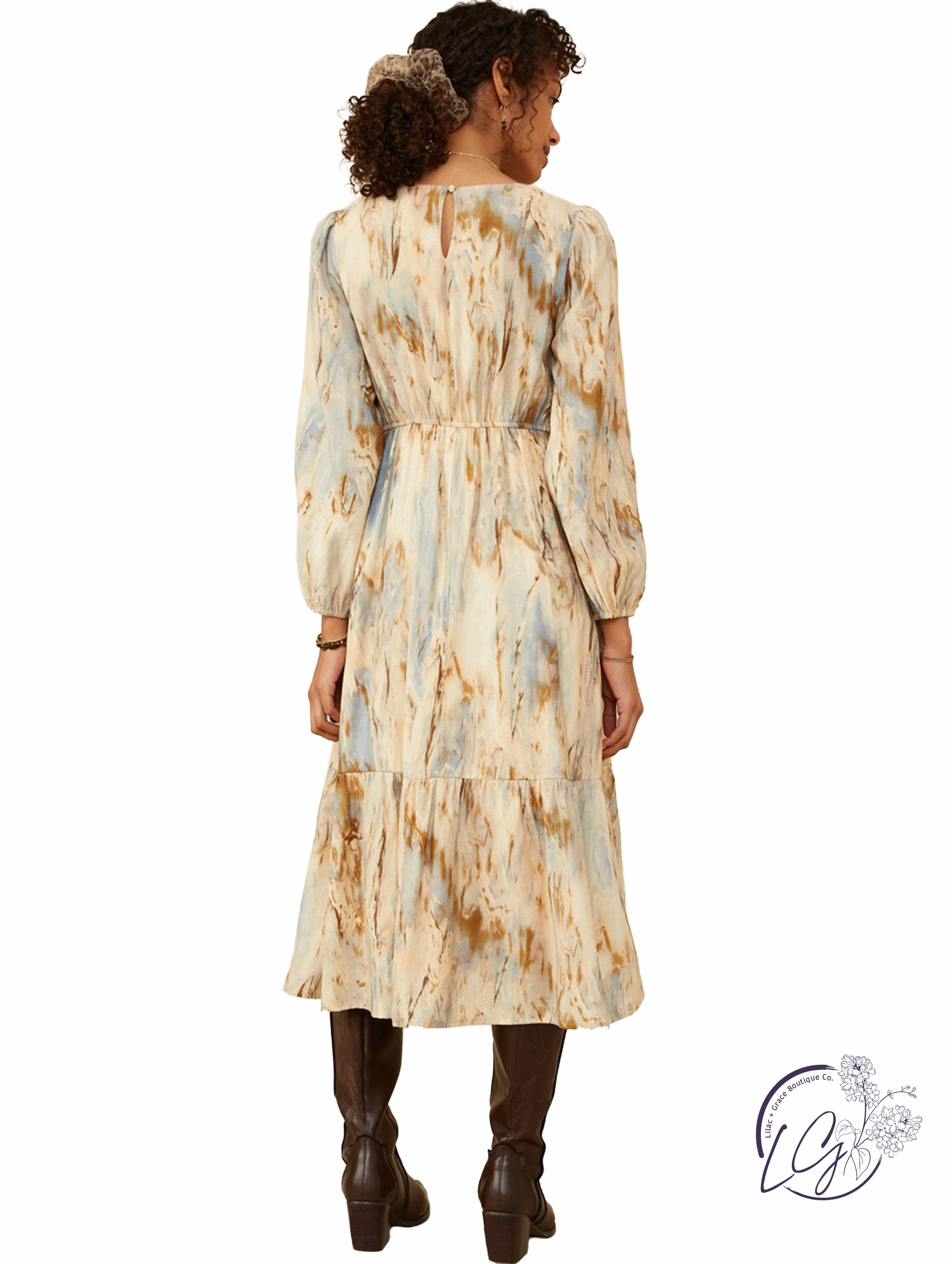 Were Softer Here Midi Dress