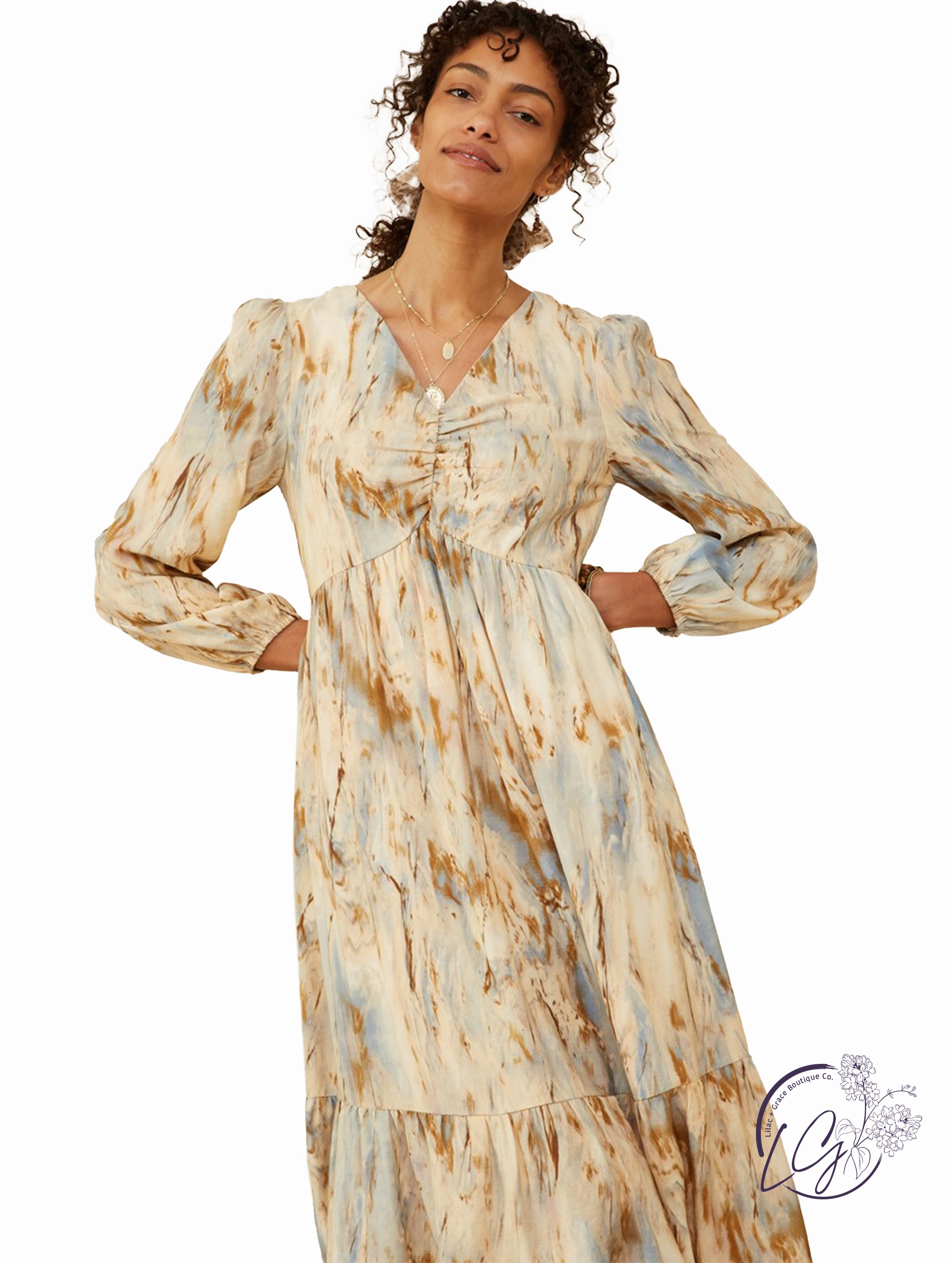 Were Softer Here Midi Dress