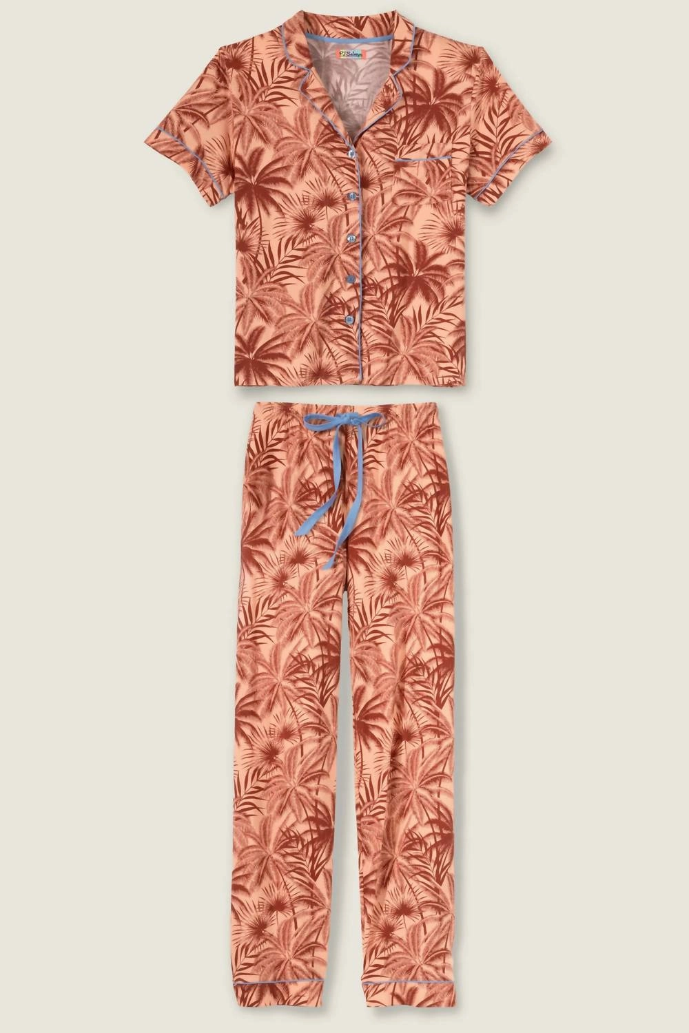 Whimsy Palm Set In Amber