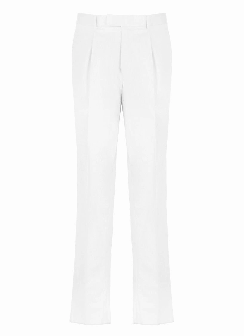 White Cotton Pants