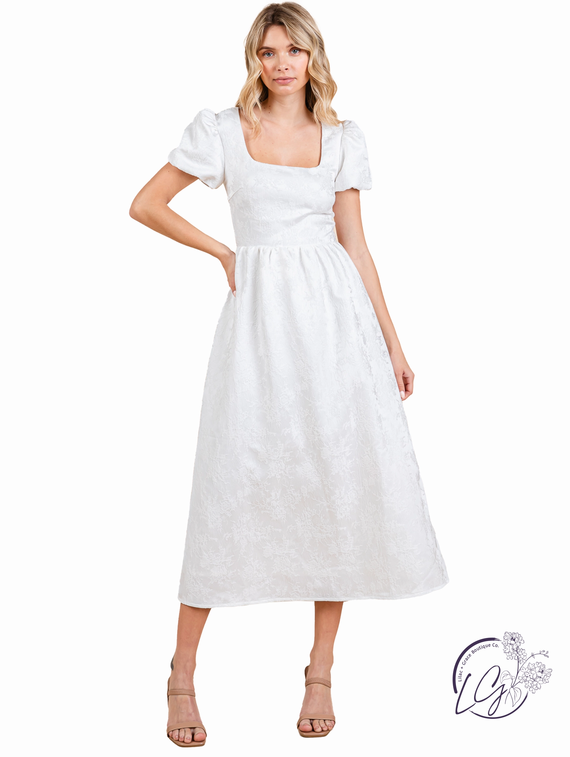 Wildstitch Open Back Midi Dress