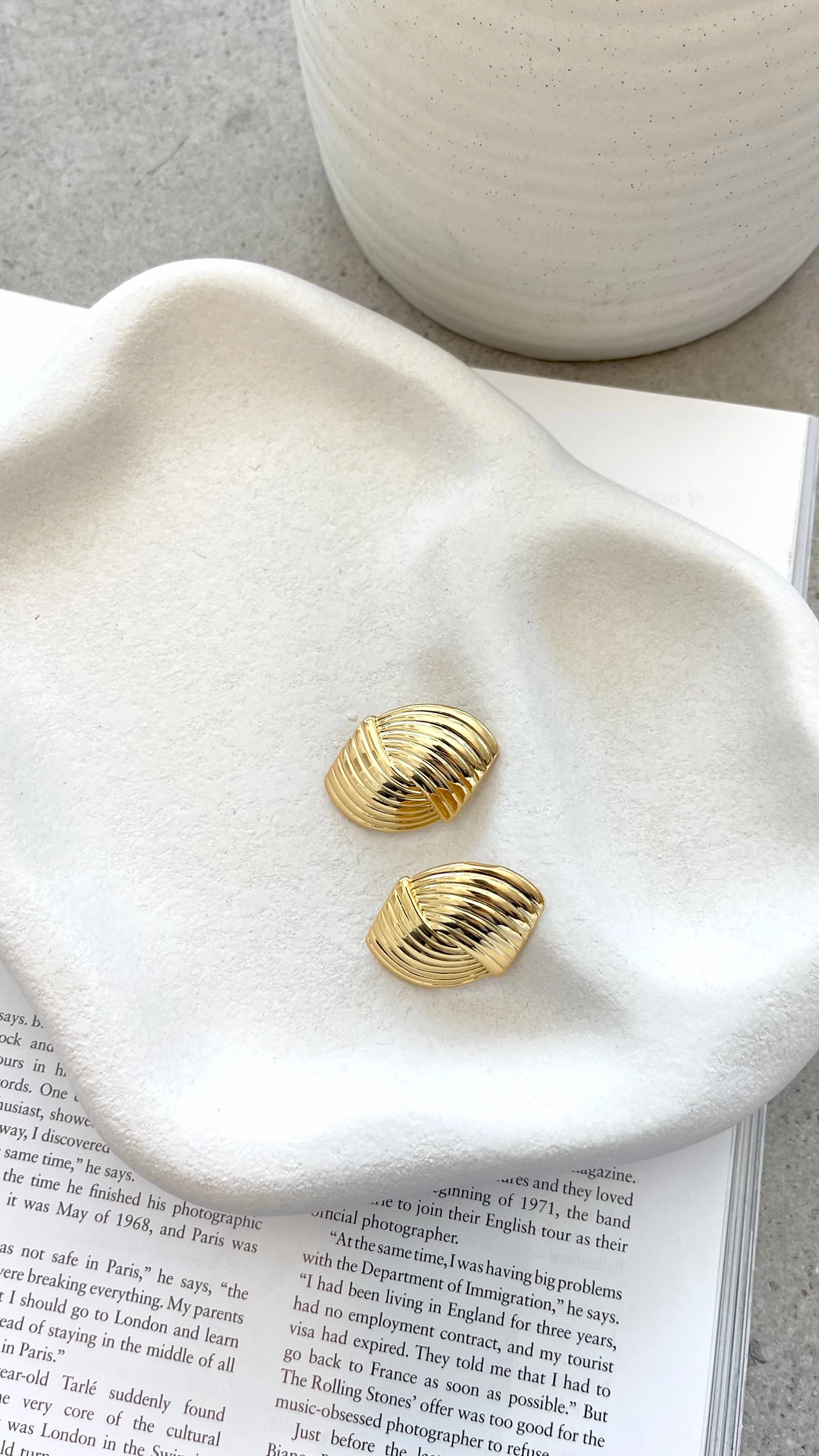 Winona Earrings - Gold