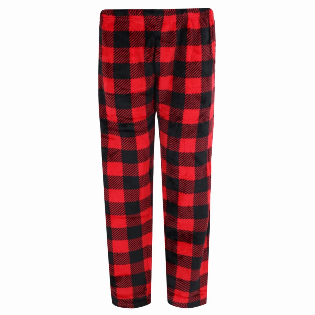 Women's Buffalo Check Long Sleeve 3 Piece Pajama Set